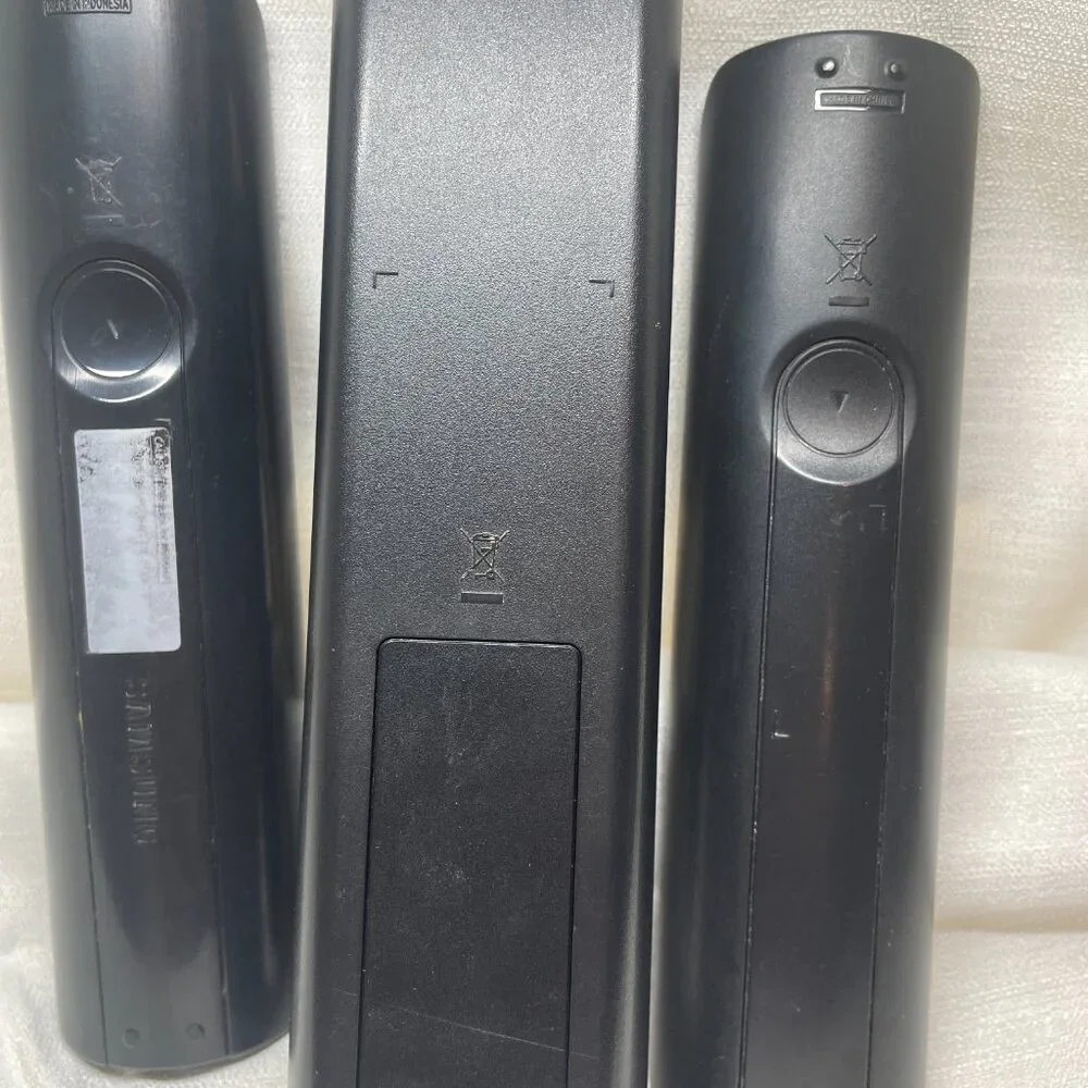 MIS7009- Samsung TV Remote Lot of 3 Black Replacement Remotes Tested Works